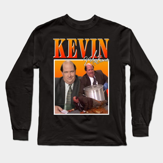 Kevin Malone Long Sleeve T-Shirt by TeesBySilvia
